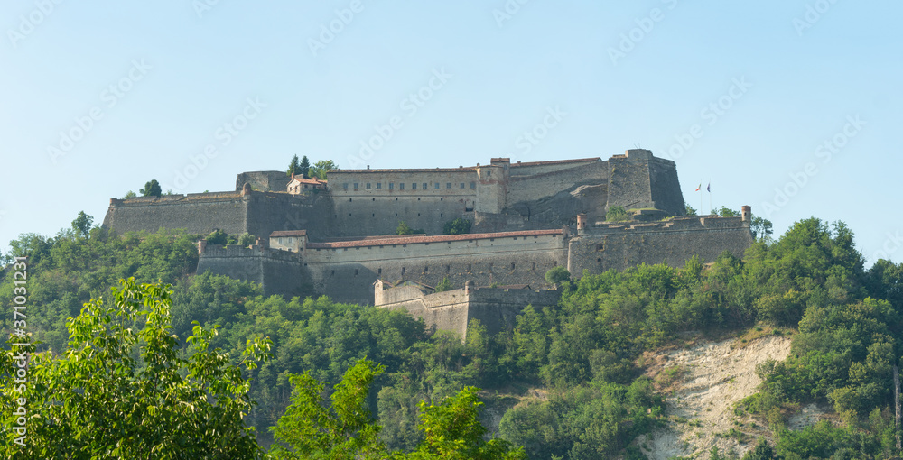 Fortress of Gavi ancient castle built on the hill