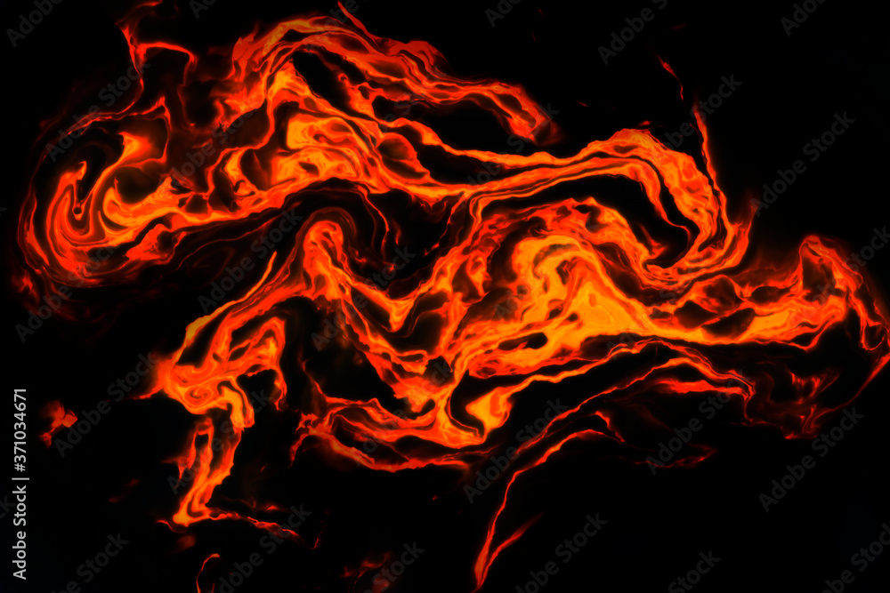 Fototapeta premium Ebru style background with different patterns in high quality