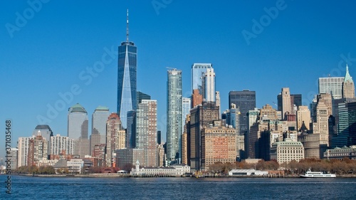Lower Manhattan from Liberty Island © BlackHoleAgency