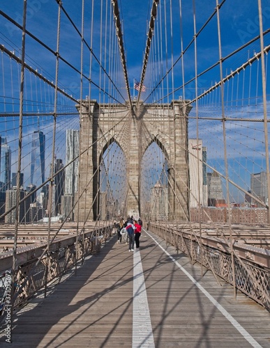 Brooklyn Bridge View New York USA