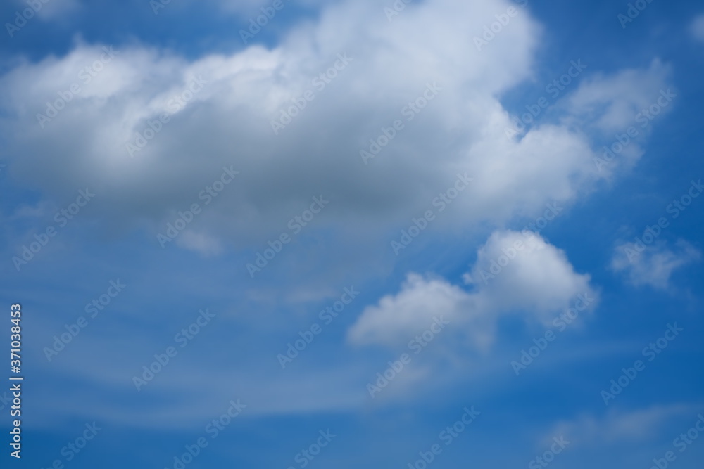 Blue sky with cloud background
