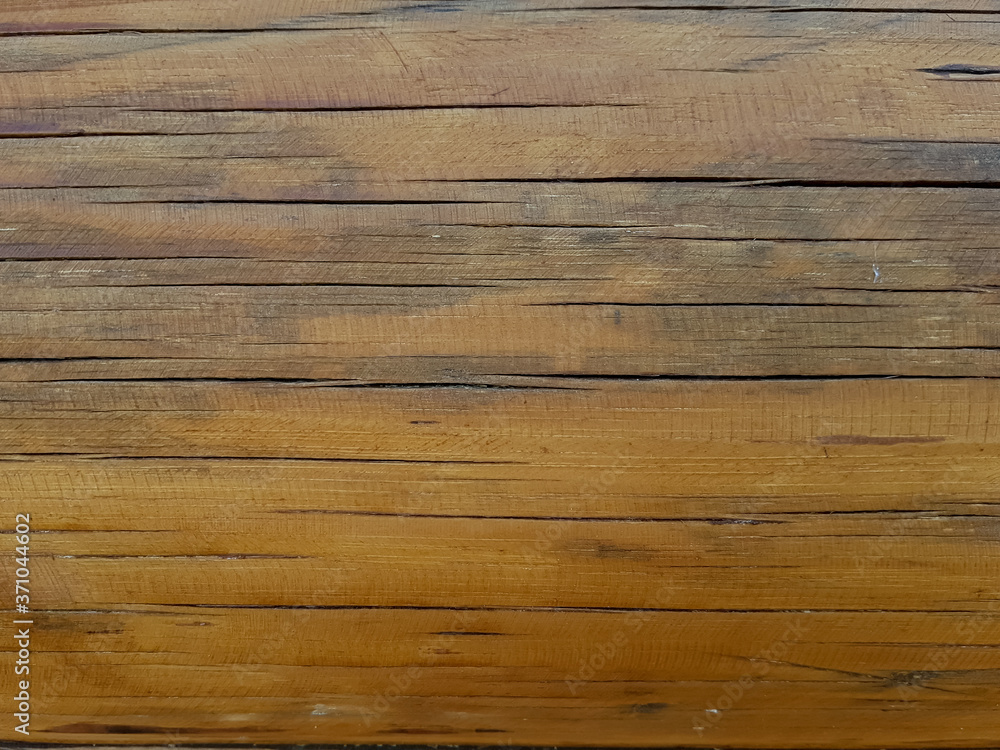 Obraz premium Natural wood texture. Log cut. Construction of ecological housing.