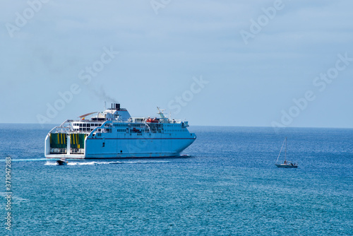 car ferry, Arrecife lanzarote,Canary Islands,Spain