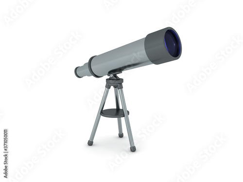 3D Rendering of a telescope