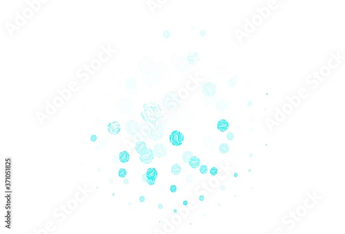 Light BLUE vector layout with bent lines. © smaria2015