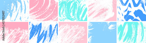 Soap grunge backgrounds collection. Foam textures set. Foam water. Soap bubble stains bundle. Shampoo. Shaving cream. Cleaning. Washing.