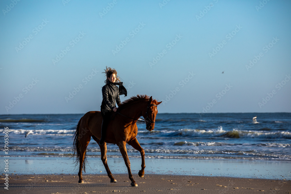 Riding on the Beach Riding on the Beach