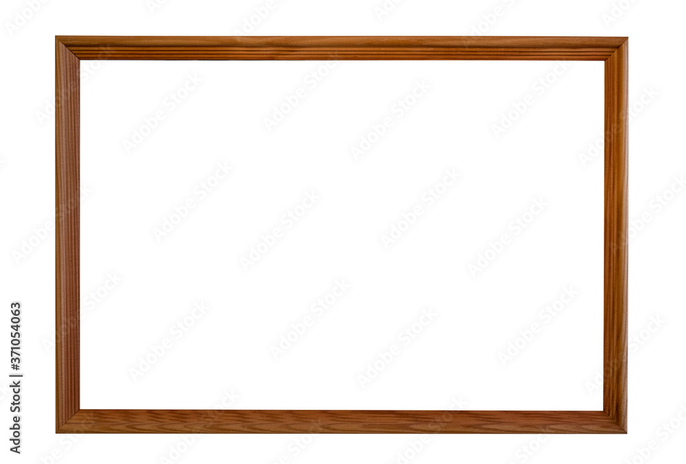 Classic light brown banner frame made of carved natural wood for text, picture, photo, image, text isolated on white background Classic light brown banner frame made of carved natural wood for text, picture, photo, image, text isolated on white background