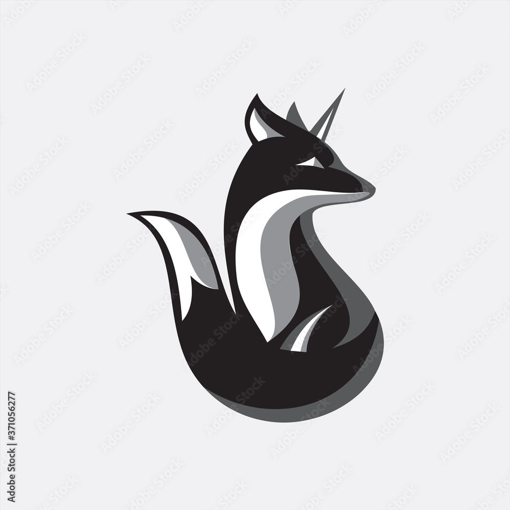 Fototapeta premium wolf design unique