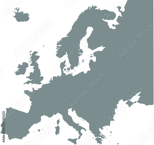 map of europe continent
