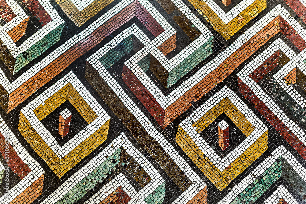 Mosaic of varicoloured stones. Pattern texture background Mosaic of varicoloured stones. Pattern texture background