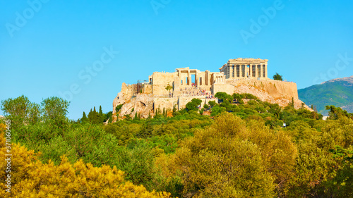 Acropolis hill in Athens