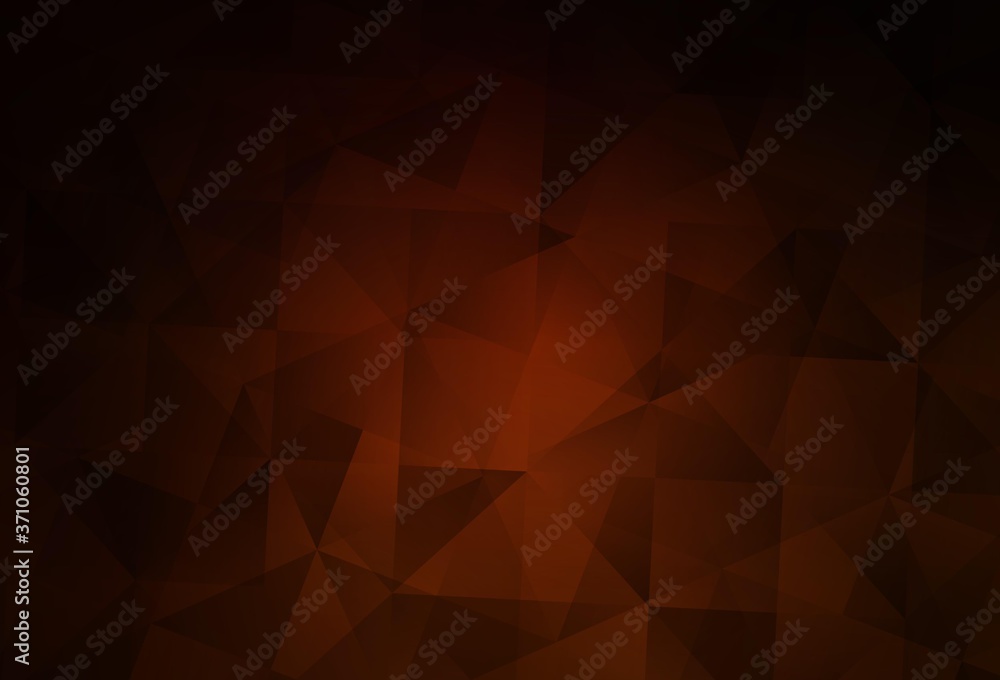 Dark Red vector polygonal background. Dark Red vector polygonal background.