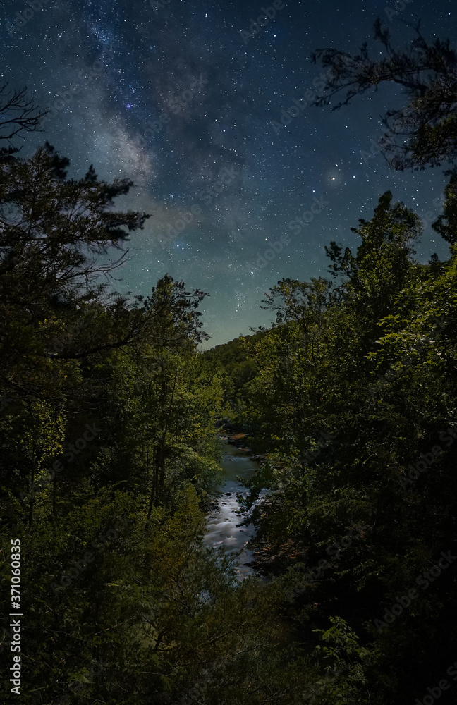 Richland Creek by Light of the Milky Way