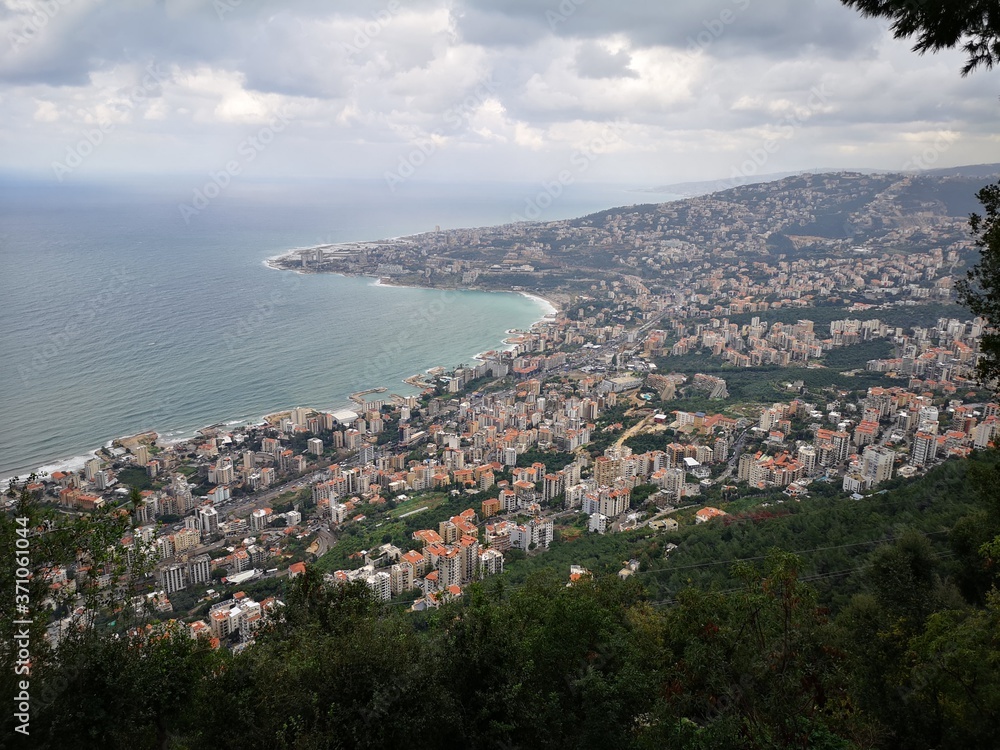 Jounieh bay in Lebanon