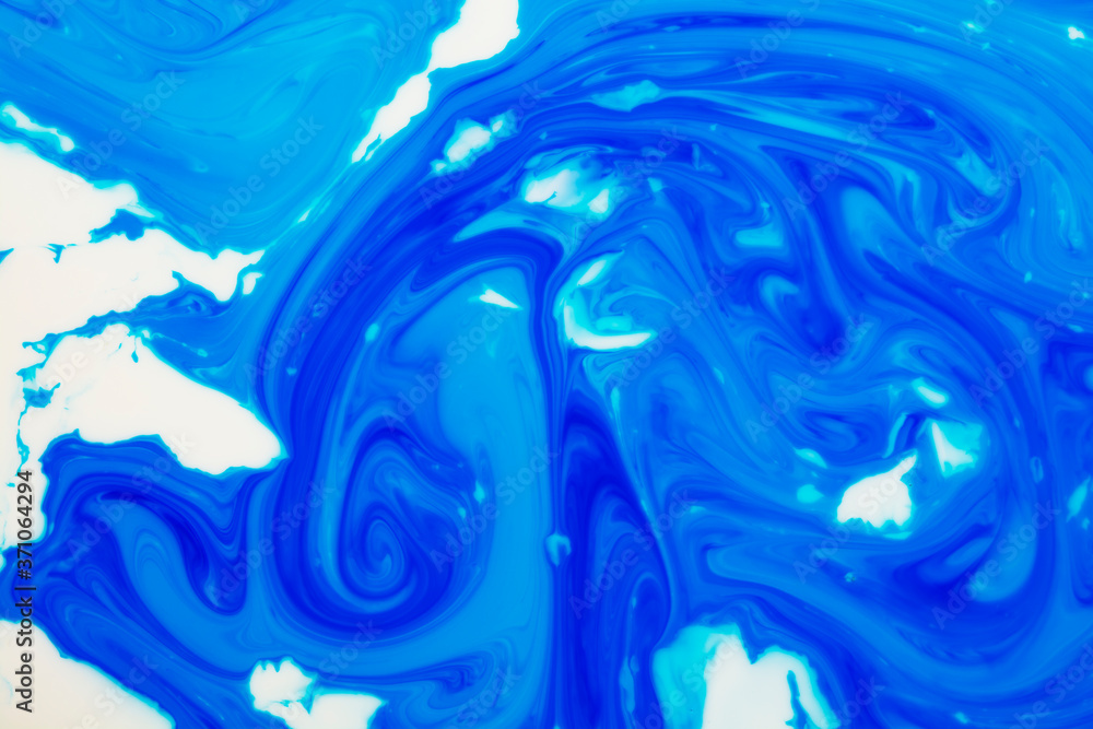 Fototapeta premium Ebru style background with different patterns in high quality