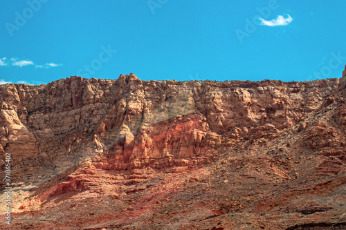 Up close with the red mountains of the desert, AZ, USA