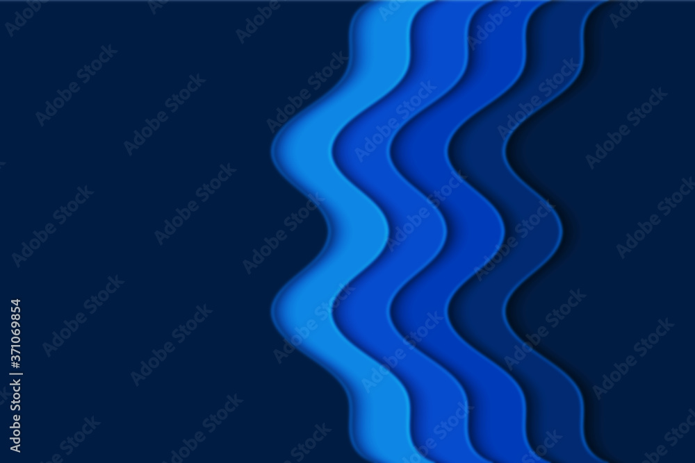 Abstract curved wave with blur effect for your design. Illustration with curves lines. Wavy paper cut background. Blur. Abstract curved wave with blur effect for your design. Illustration with curves lines. Wavy paper cut background. Blur.