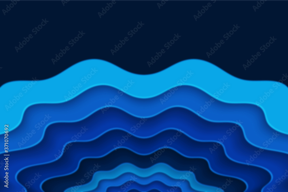 Abstract curved wave with blur effect for your design. Illustration with curves lines. Wavy paper cut background. Blur. Abstract curved wave with blur effect for your design. Illustration with curves lines. Wavy paper cut background. Blur.