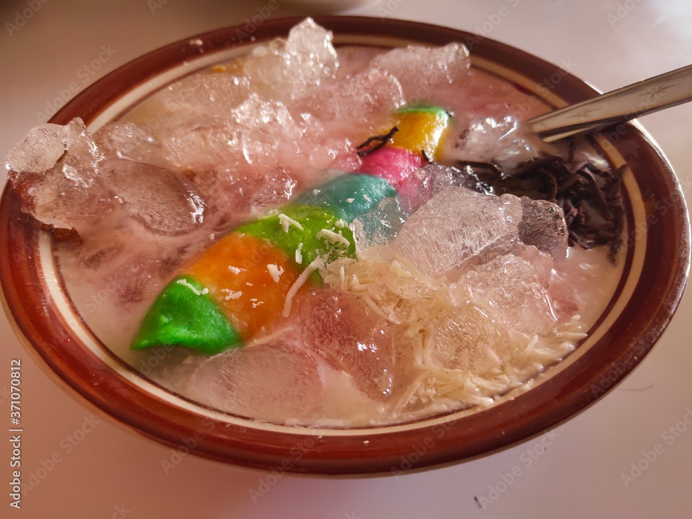 the traditional food of green banana ice the traditional food of green banana ice