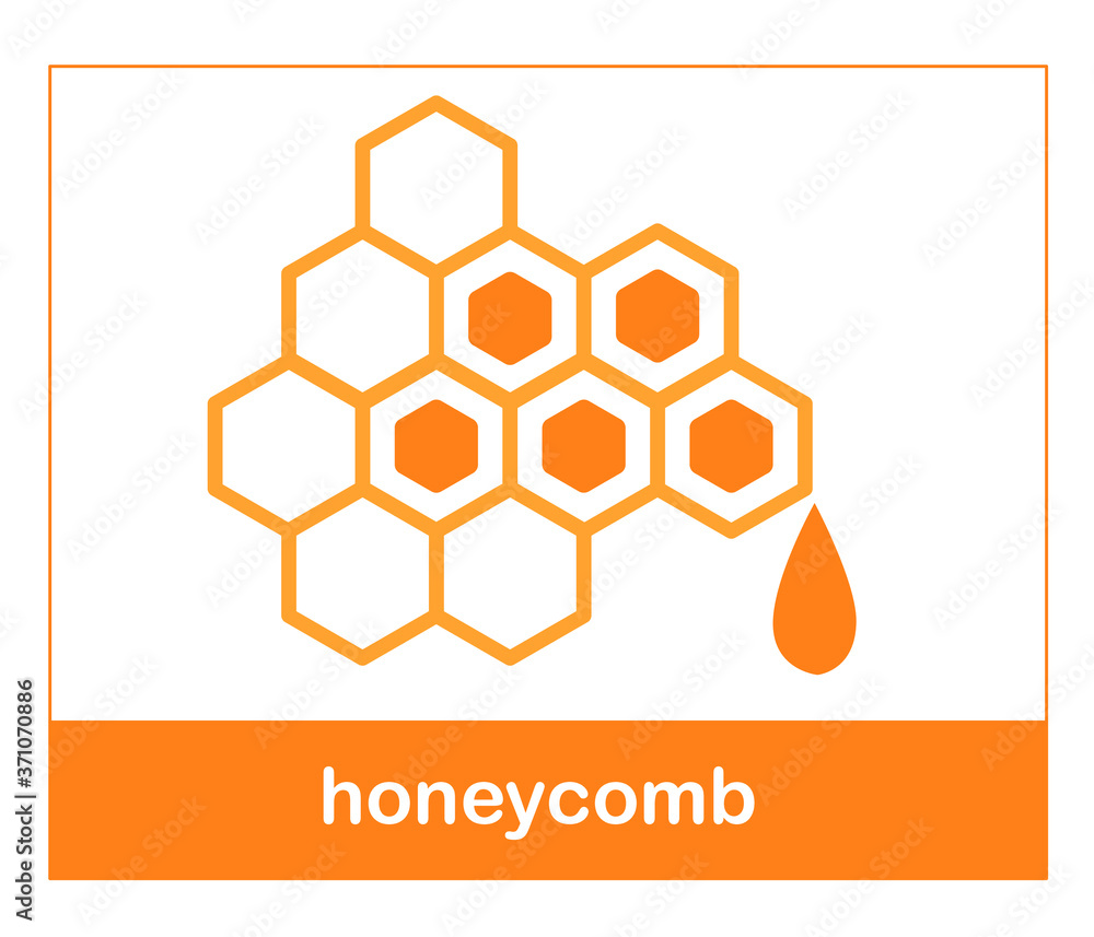 honeycomb structure flat icon. Vector for banner, graphic, advertisement, web page. honeycomb structure flat icon. Vector for banner, graphic, advertisement, web page.