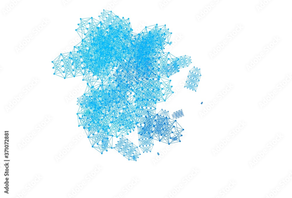 Light Blue, Green vector background with forms of artificial intelligence. Light Blue, Green vector background with forms of artificial intelligence.