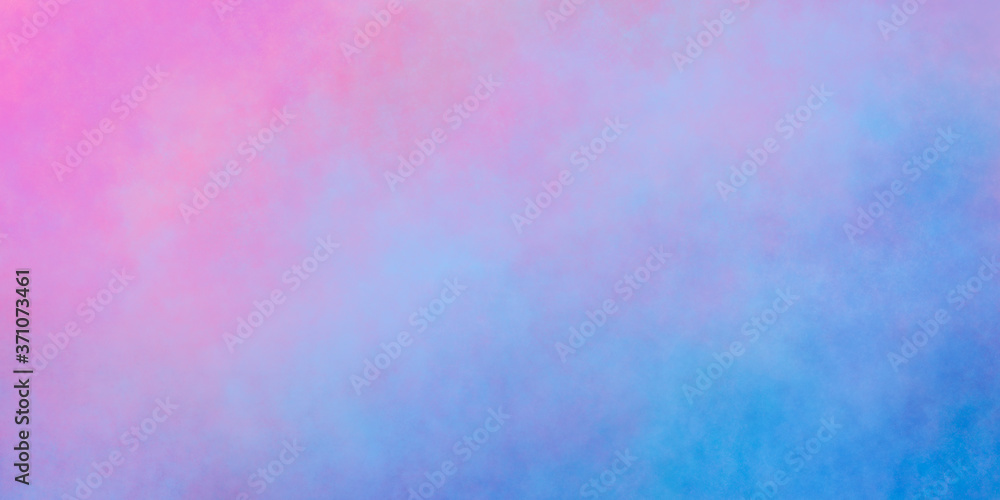 watercolor blue pink background with mixing colors. Elegant background for banners, printing, postcards. Bright saturated paint colors