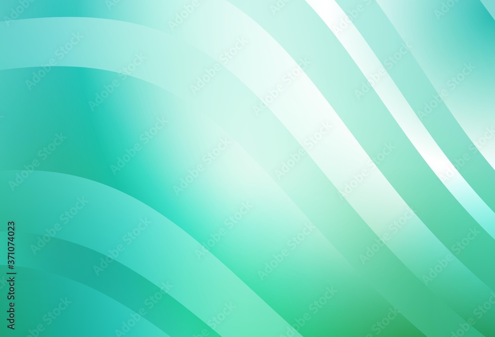Light Green vector background with curved lines. Light Green vector background with curved lines.