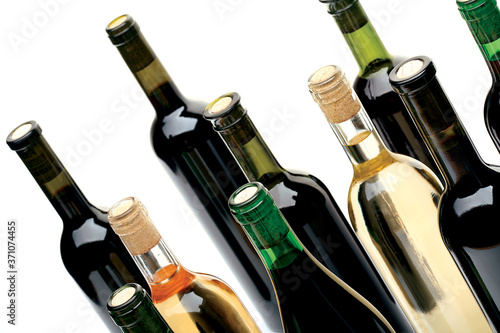 Bottles of wine.
