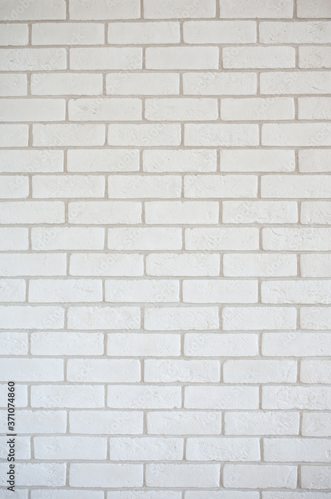 Close up rustic white brick wall texture background. Copy space Close up rustic white brick wall texture background. Copy space