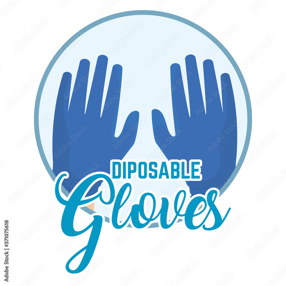 Fototapeta premium Biosafety protocols poster