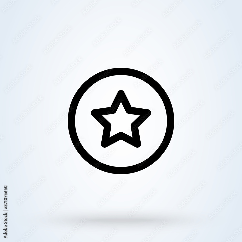 Star favorite or best choice in linear. rating symbol. Black star line icon, vector illustration. Star favorite or best choice in linear. rating symbol. Black star line icon, vector illustration.
