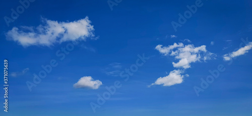 blue sky with clouds