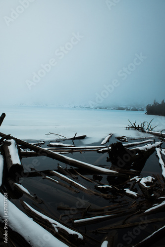 Lake Serene Winter Ice 