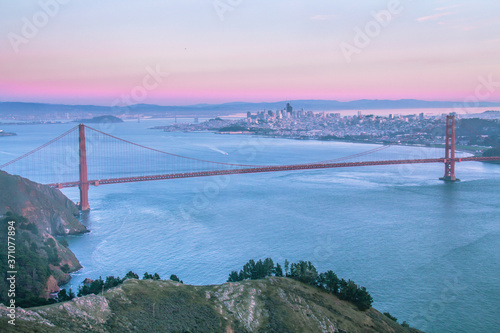 San Francisco Skyline in the Evening