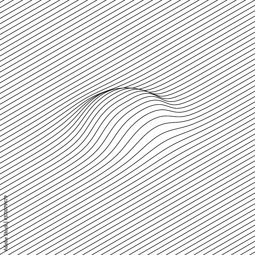 MINIMAL DISTORTED AND WARPED LINES