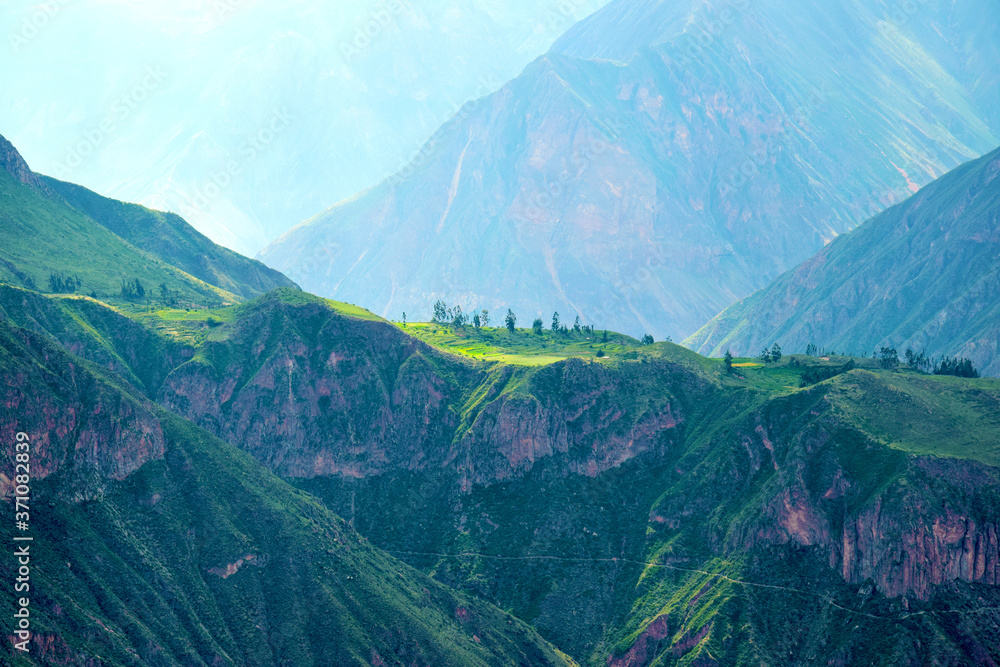 Scenery in the Colca Canyon, Peru