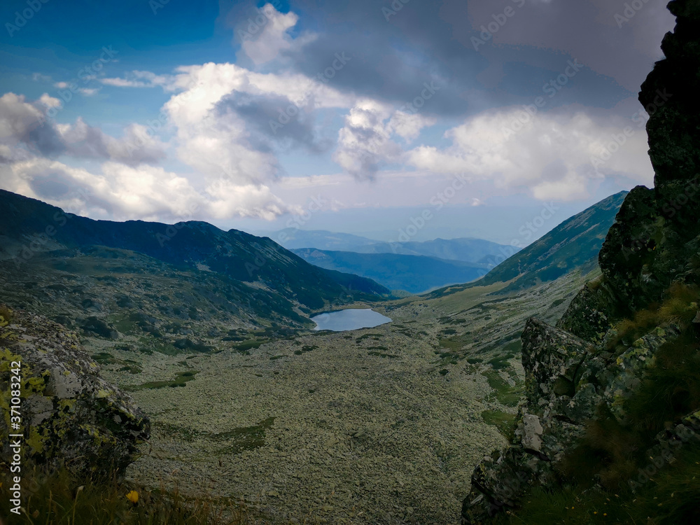 mountain landscape with clouds mountain landscape with clouds