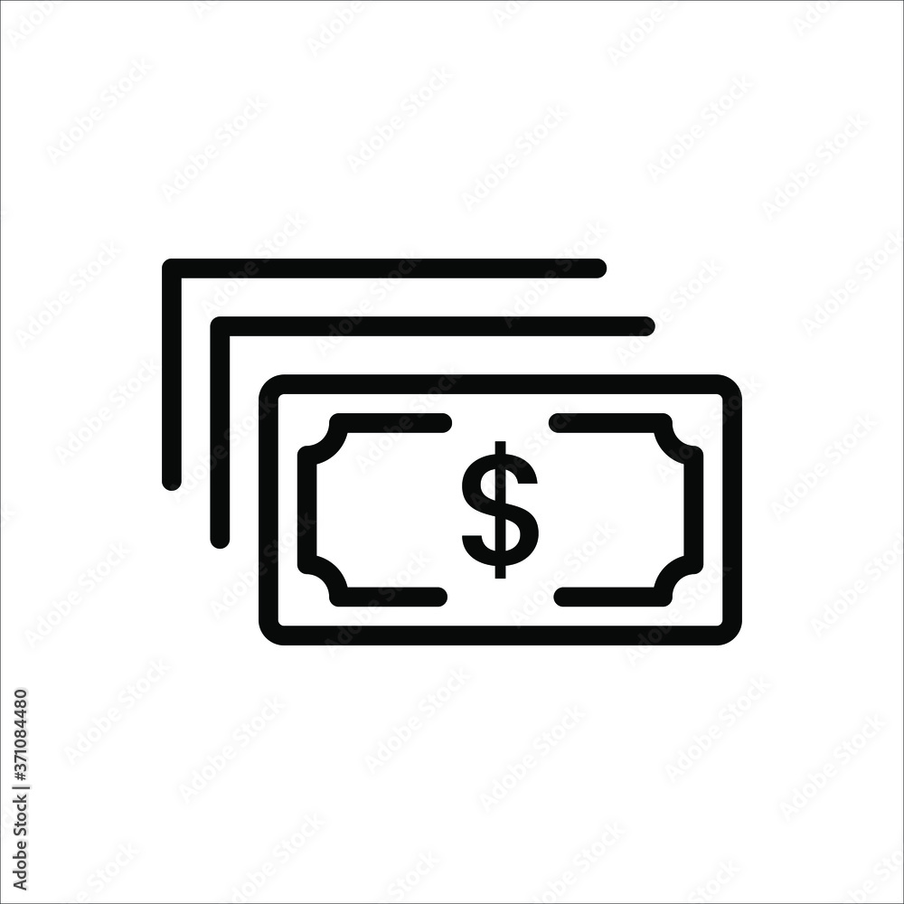 Set of Money Related Vector Line Icons. Money. Payment system. Coins and Dollar cent. Set of Money Related Vector Line Icons. Money. Payment system. Coins and Dollar cent.