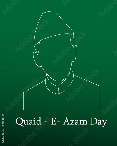 Pakistan independence day background illustration concept isolated