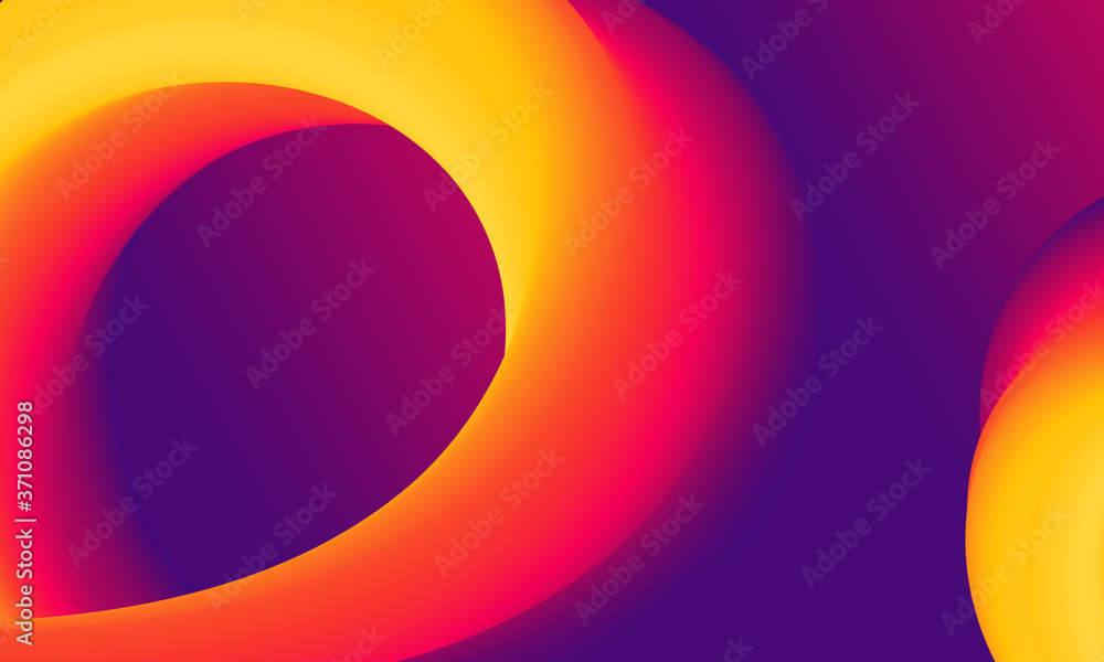 Modern colorful abstract soft 3D flow shapes. Liquid wave gradient background. Modern colorful abstract soft 3D flow shapes. Liquid wave gradient background.