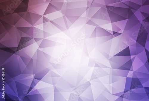 Light Purple vector abstract polygonal pattern.