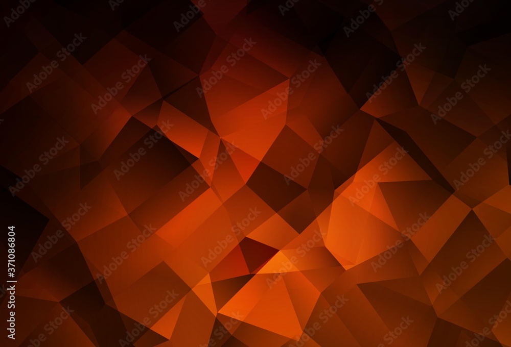 Dark Red vector abstract mosaic backdrop. Dark Red vector abstract mosaic backdrop.