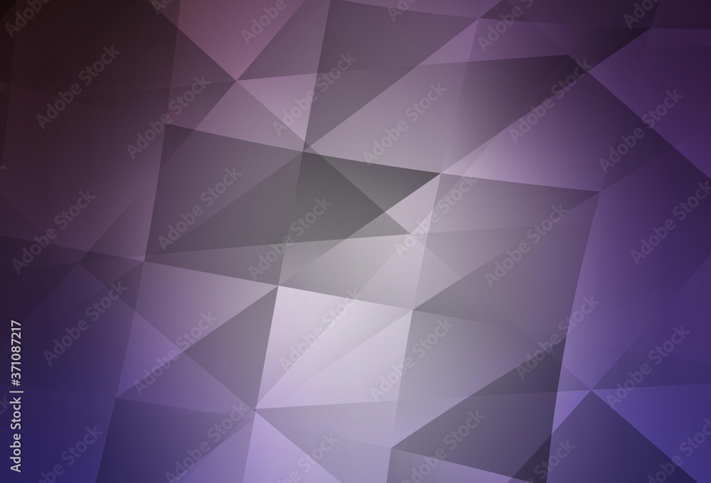 Light Purple vector polygonal template. Light Purple vector polygonal template.