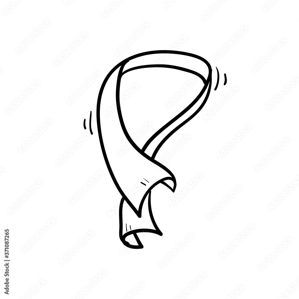 hand drawn pink ribbon symbol for breast awareness cancer vector icon doodle hand drawn pink ribbon symbol for breast awareness cancer vector icon doodle
