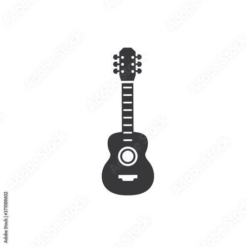 acoustic guitar icon logo