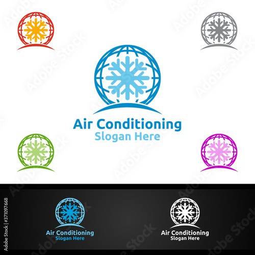 Global Snow Air Conditioning and Heating Services Logo