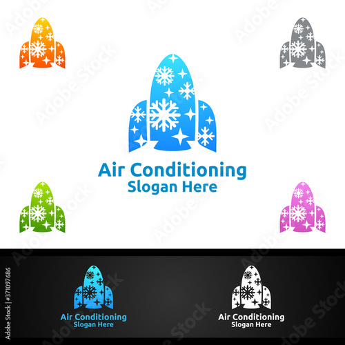 Rocket Snow Air Conditioning and Heating Services Logo