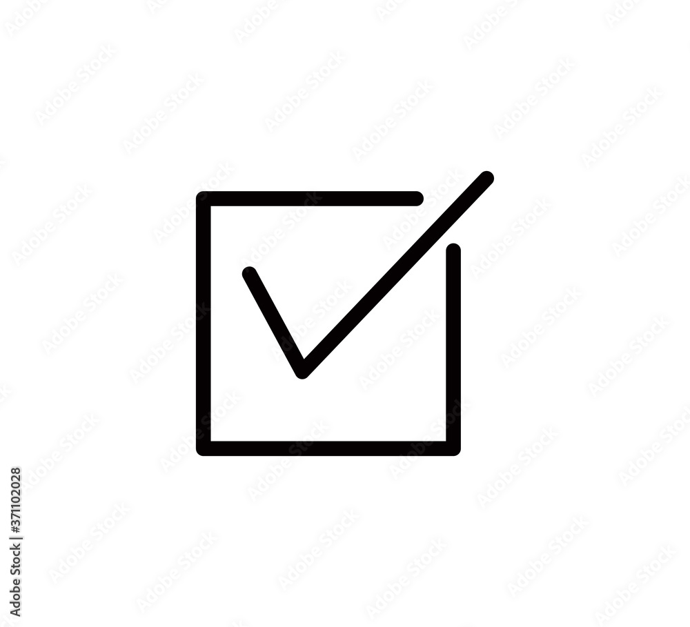 Checklist icon vector logo design template Checklist icon vector logo design template