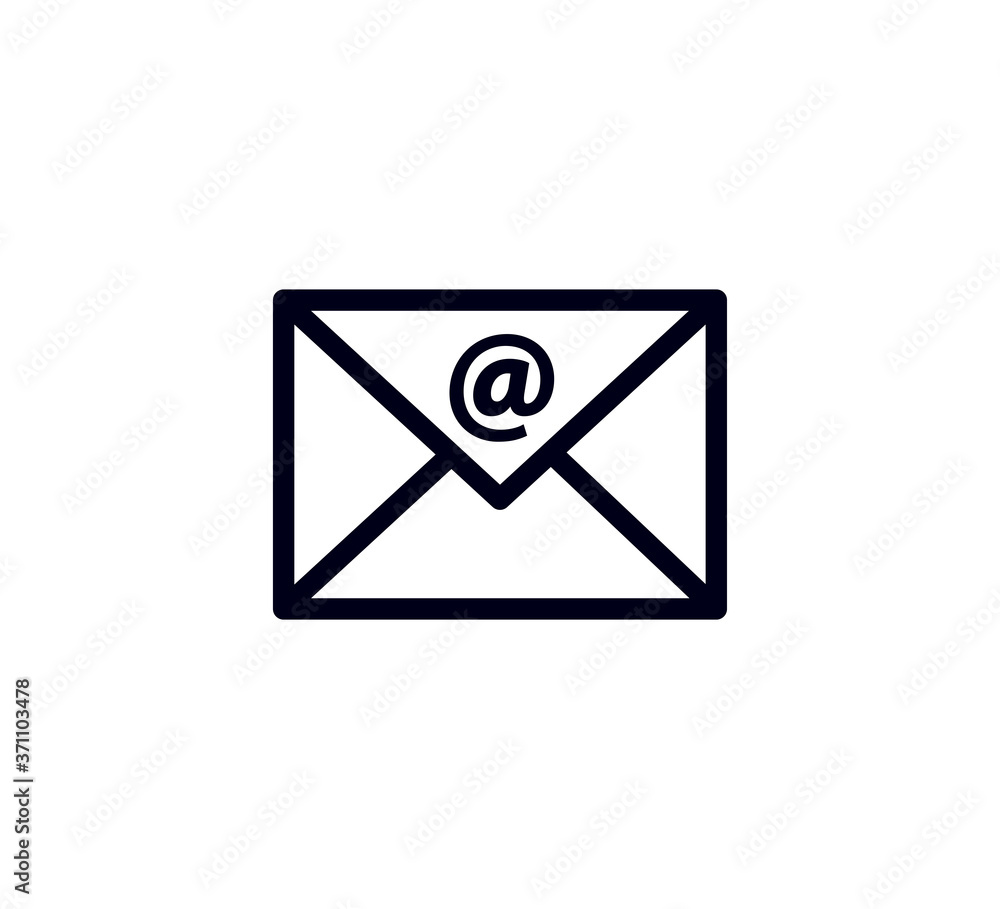 Email icon vector logo design template illustration Email icon vector logo design template illustration